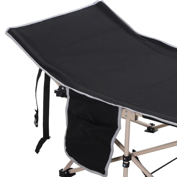 Sammenklappelig campingseng 190 cm / feltseng med bæretaske / b