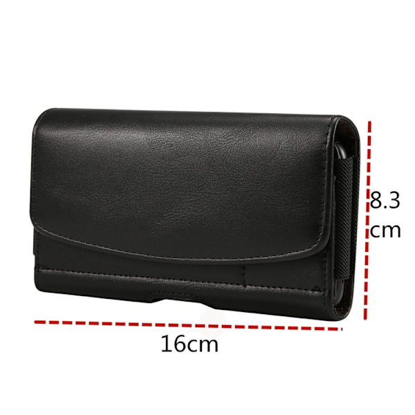 Taljetaske Smartphone 5,7-6,0 " Sort