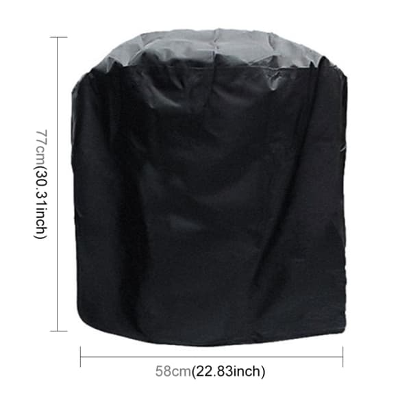 Runt grillöverdrag 58x77cm - skyddar mot väder och vind flr Web