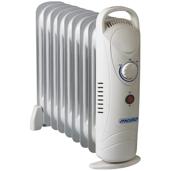 Mesko oljeelement 1000W med steglös temperaturkontroll och över