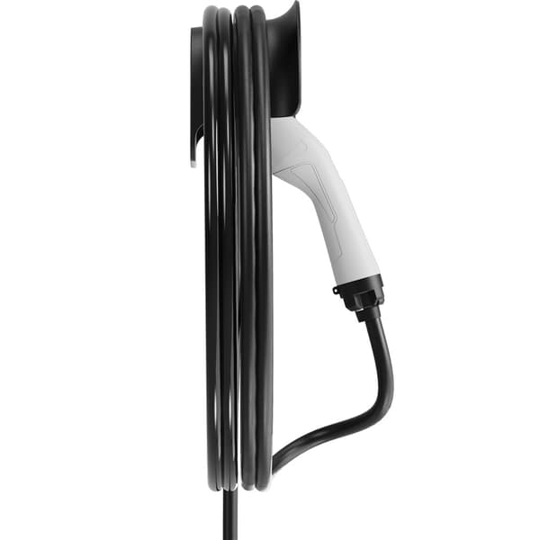 Kabelholder til elbilens ladekabel / Vægmonteret kabelholder ti