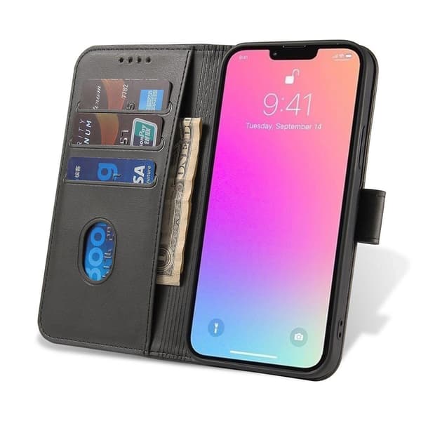 Flip-etui med stativ til Samsung Galaxy S25+ - Sort
