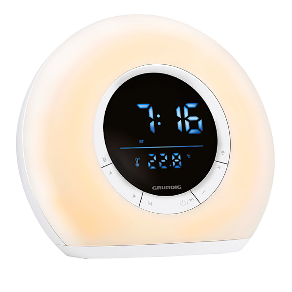 Grundig wake-up light radio med Bluetooth-högtalare och FM-radio