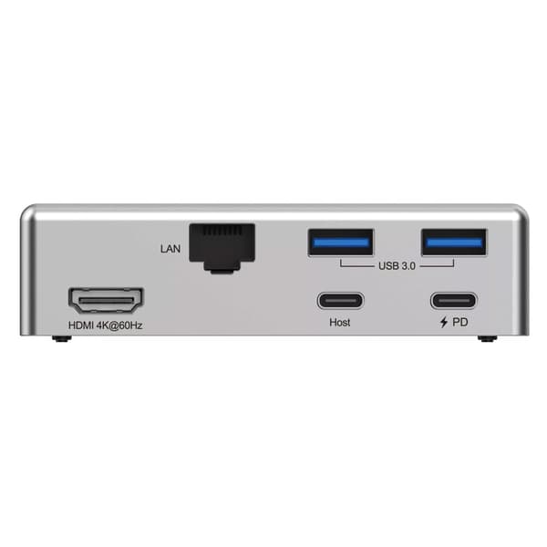 Rapoo UCS-5001 laptopstativ med magnetisk 5-i-1 USB-C-hub / com