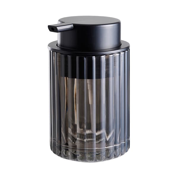 Tvålpump 350 ml / mattsvart tvåldispenser / pumpflaska för tvål