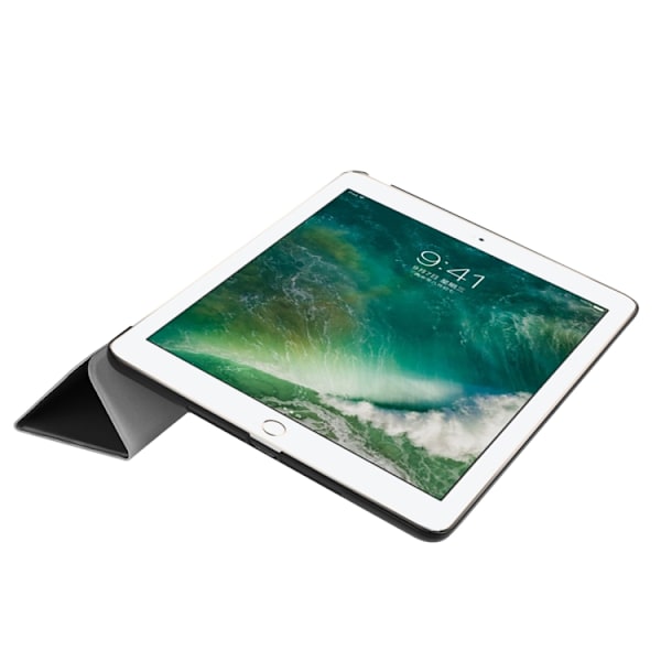 Kotelo jalustalla iPad 9.7" (2017) / 9.7" (2018) - Musta