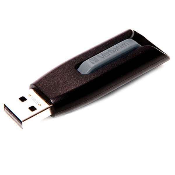 16GB Verbatim Store'n'Go 3.0 V3 Drive Sort, Grå