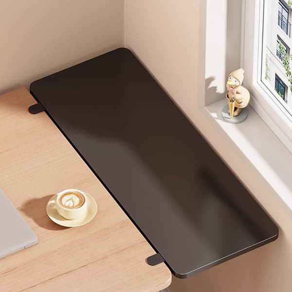 Työpöydän jatke 40x20cm - Musta