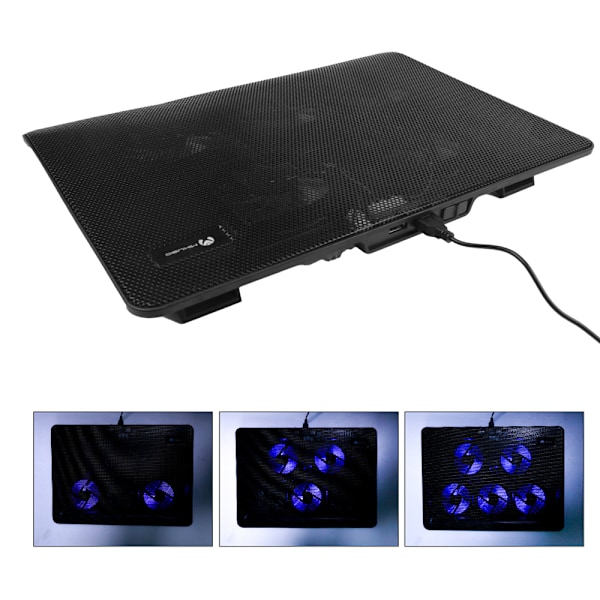Laptop jäähdytysalusta Neonvalolla