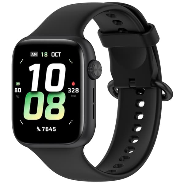 Silikoniranneke Honor Watch 5:lle - Musta