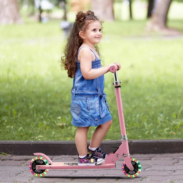 Børneløbehjul fra 3 år – Pink