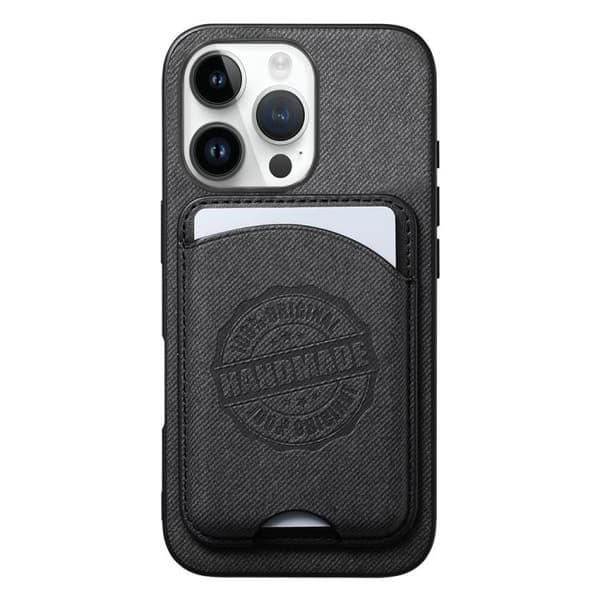 Magnetisk mobiletui i kunstlæder med kortholder til iPhone 16 P
