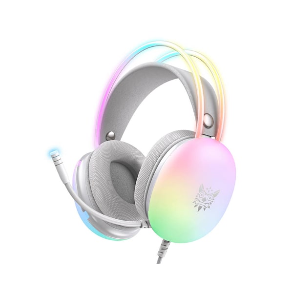 Onikuma X25 Gaming Headset med LED og støjreducerende mikrofon