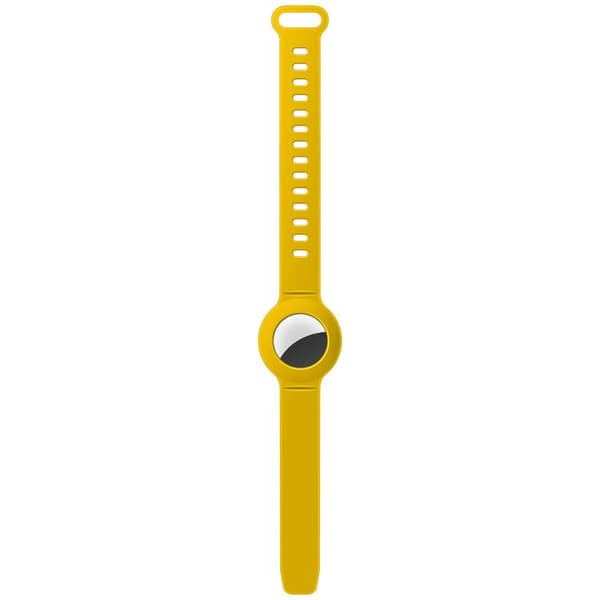 AirTag-Armband i silikon - Gul