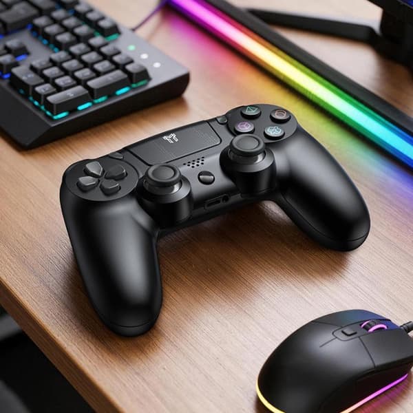 Langaton ohjain Sony PS4:lle / Bluetooth-peliohjain tärinätoimi