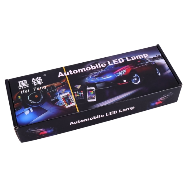 LED-list för bil - 48 st LED med RGB & fjärrkontroll