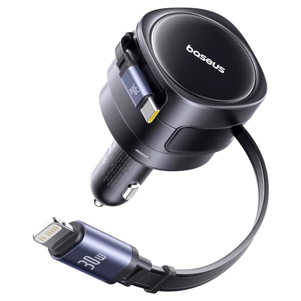 Mobiloplader til bil Baseus Enjoyment Max 60 W / biloplader med