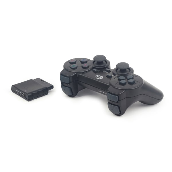 Gembird Dual Vibration Trådlös spelkontroll för PC, Playstation