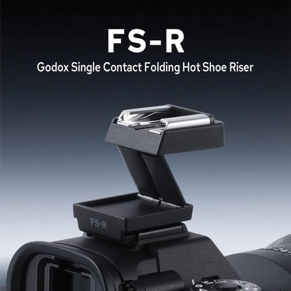 Godox FS-R fällbar blixtskoförhöjare / fällbar hot shoe riser f