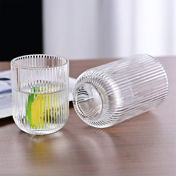 Räfflat dricksglas 250ml