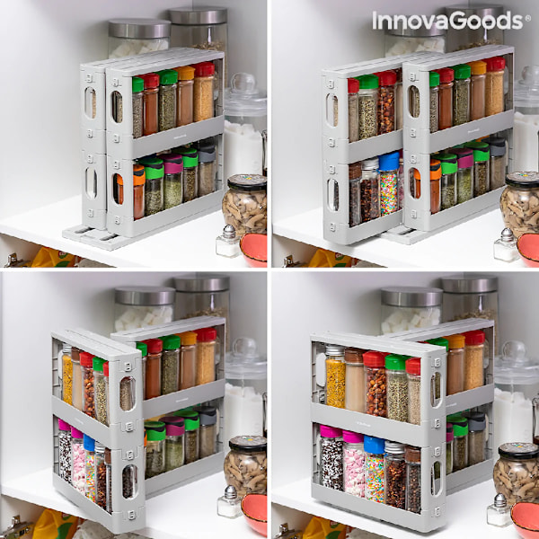 InnovaGoods Liu'utettava ja käännettävä mausteteline