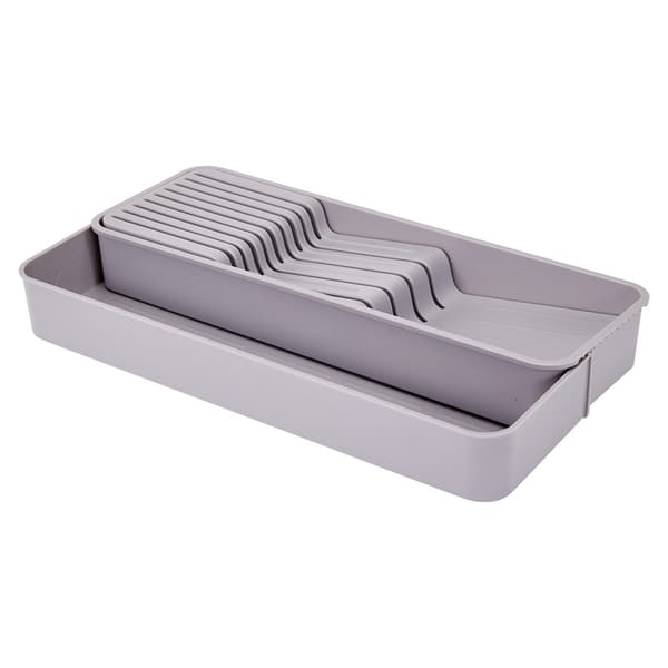 Utdragbar bestickinsats 39,5x14-22,8cm / Justerbar besticklåda