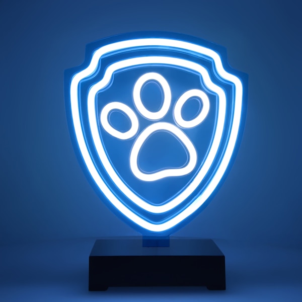 Paw Patrol LED-neonkyltti jalassa - Tassu
