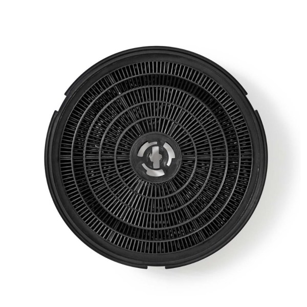 Kulfilter for emhætte Ø19cm Sort