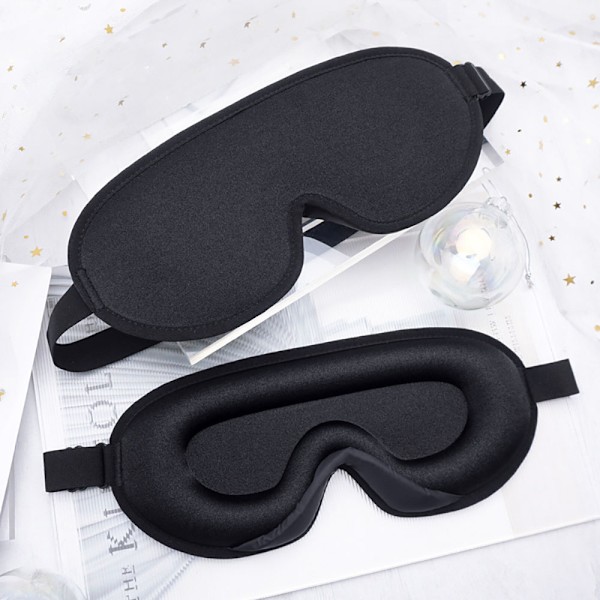 Sovmask 3D med memory foam - svart