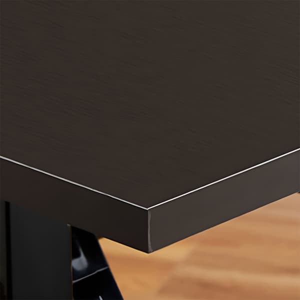 Sammenklappeligt skrivebord 140x60x75cm - Sort Valnød