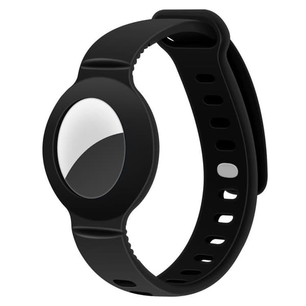 AirTag-armbånd i silikone - Sort