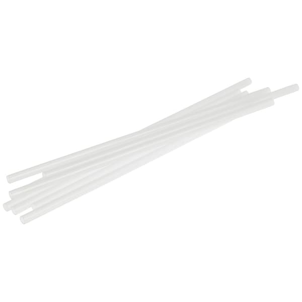 Genanvendelige plaststrå, 22 cm, 2x50 stk. – Mat hvid / Drikkes