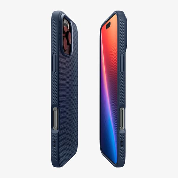 Spigen Liquid Air -taustakuori iPhone 16 Pro - sininen