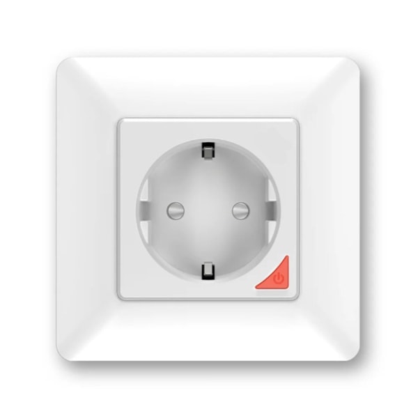 Smart stikkontakt med Wi-Fi, 16A, stemmestyring og app-styring