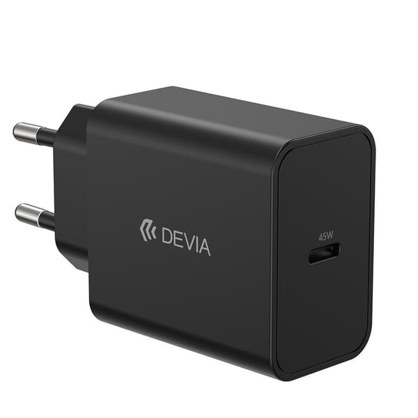Devia USB-C-oplader med PD 45W 1x USB-C - Sort
