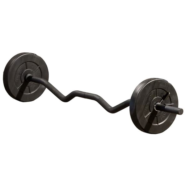 Iron Gym justerbart curlstångsset 23 kg / curlstång med vikter