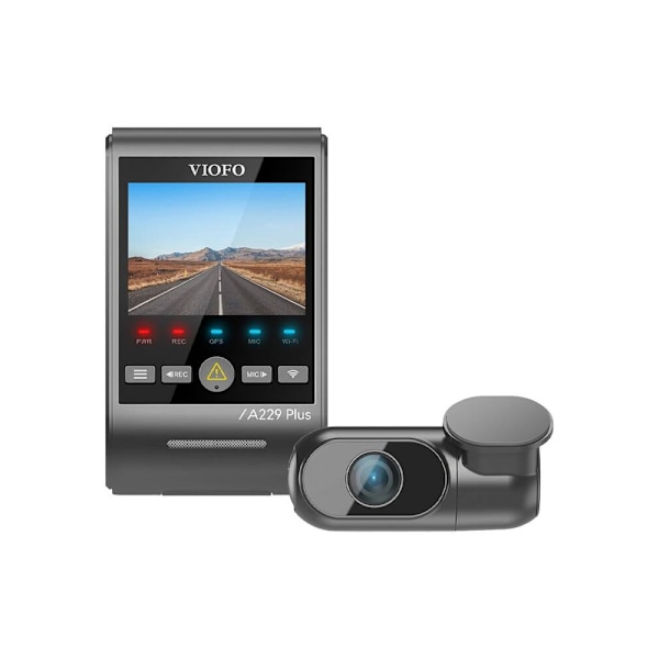Viofo A229 Plus 2CH Dashcam 2K + 2K WiFi GPS:llä