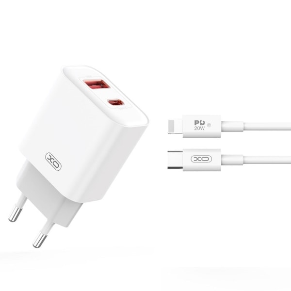 iPhone Pikalaturi 20W - USB-C PD-sovitin Lightning-kaapelilla