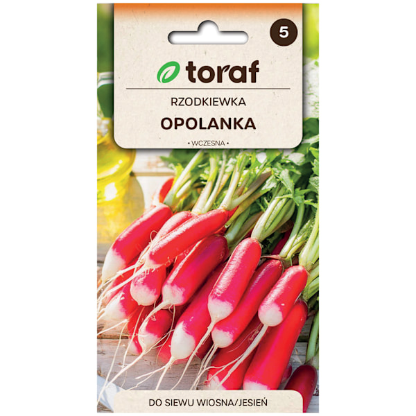 Frö till rädisa Opolanka – Snabbväxande och saftig med röd-vit