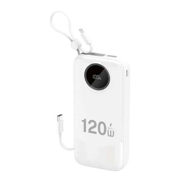 Dudao K13Pro 20000mAh Powerbank med inbyggd USB-C- + Lightningk