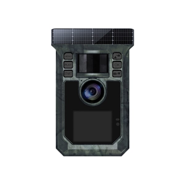 4K-videokamera, jossa on aurinkolataus ja IP67-luokitus