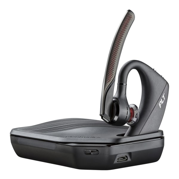 HP Poly Voyager 5200 UC + BT600 med USB-A/USB-C adapter