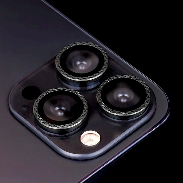 Härdat kameralins-skydd med 9H hårdhet för iPhone 16 Plus