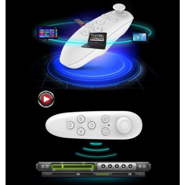 VR BOX 2.0 3D-lasit Bluetoothilla ja kaukosäätimellä - 3,5-6" n