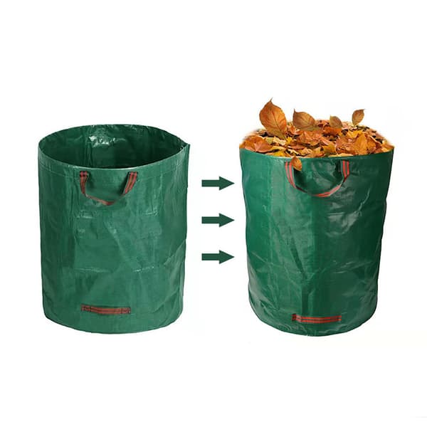 Rymlig lövsäck i hållbart PP-material, 500 liter
