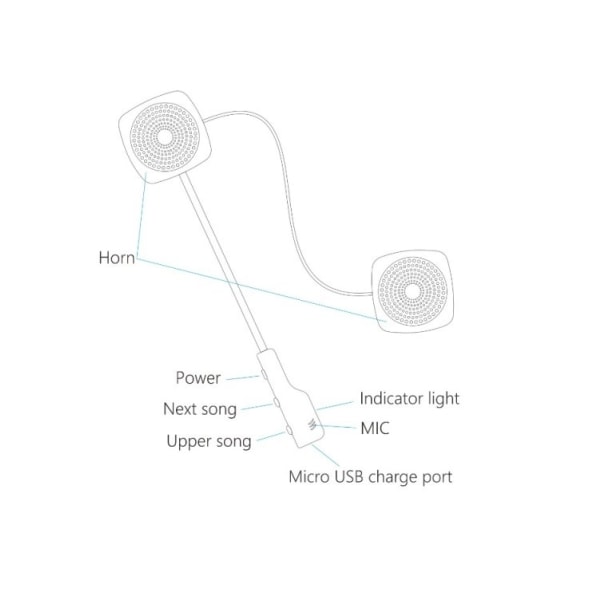 MH04 Motorcykel Bluetooth Headset