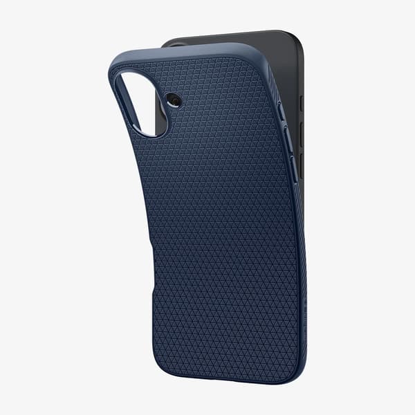 Spigen Liquid Air -taustakuori iPhone 16:lle - sininen