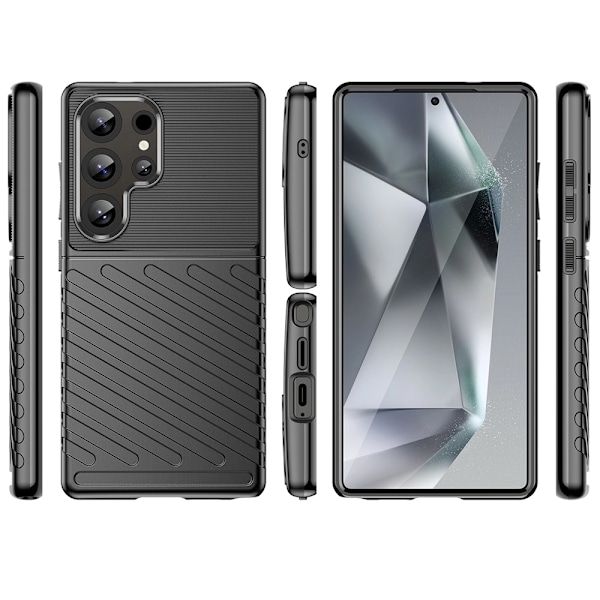 Silikoneetui til Samsung Galaxy S25 Ultra - Svart