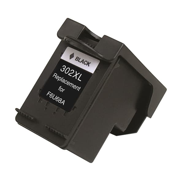 Blækpatron HP 302 XL F6U68AE- Sort