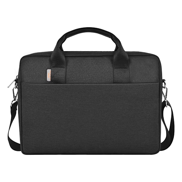 WIWU 15,6" computertaske - sort med skulderrem og lynlås